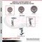 Service Caster 4 Inch Poly on Aluminum Wheel Swivel Caster Set with Ball Bearings SCC SCC-20S420-PAB-4 - alternate 6